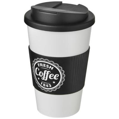 Image of Americano® 350 ml tumbler with grip & spill-proof lid