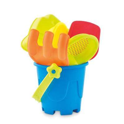 Image of Kids beach bucket with 6 toys
