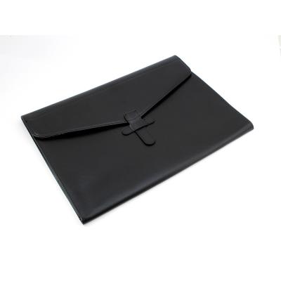Image of Black Belluno PU Envelope Style Underarm Folio / Laptop Sleeve