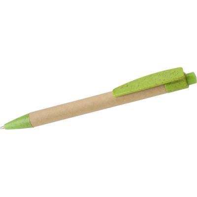Image of Cardboard and wheat straw ballpen