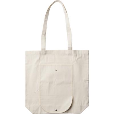 Image of Foldable cotton (250 g/m2) carry/shopping bag