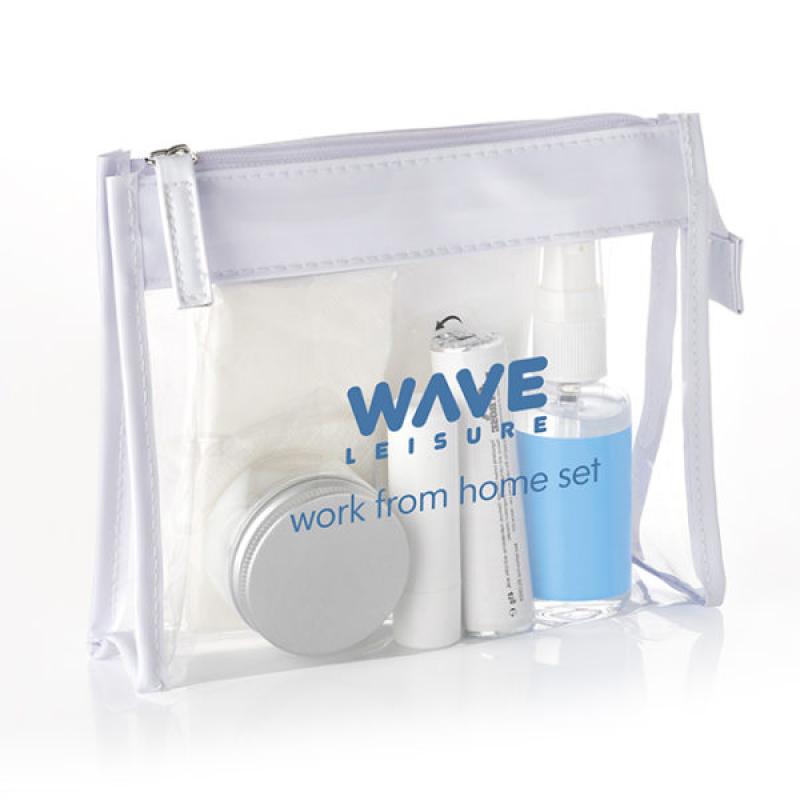 Image of Work From Home Set in a White Trim Bag