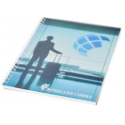Image of Desk-Mate® wire-o A5 notebook PP cover - 100 pages